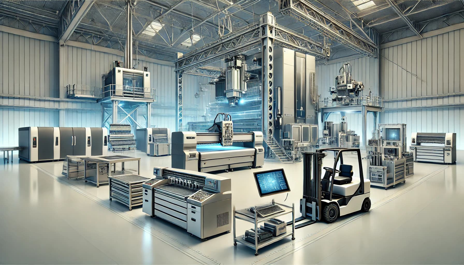 Industrial machinery available for financing